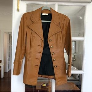 Women’s Vintage Caramel Leather Jacket